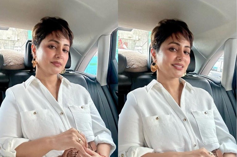 Hina Khan Says 'Continue onward', Drops Selfies From Work In the midst of Bosom Malignant growth Treatment; Photographs Become famous online